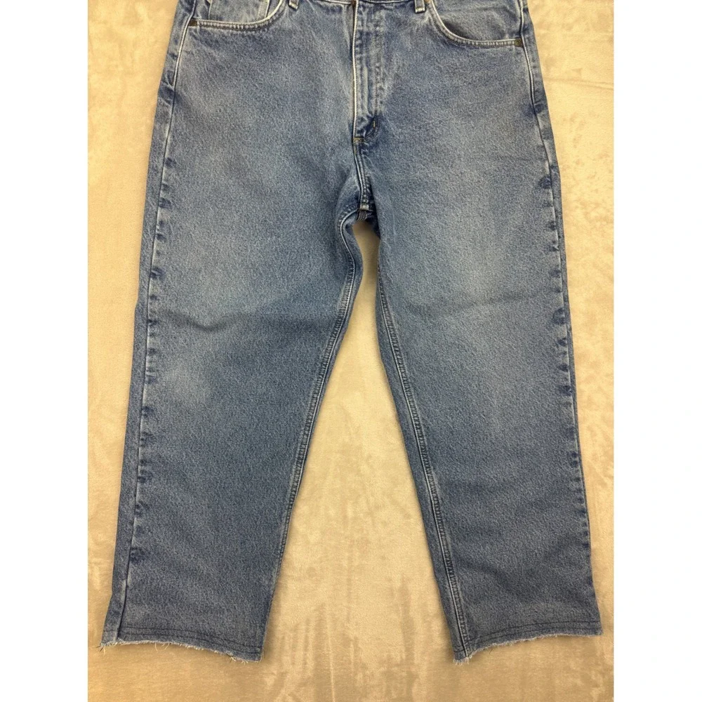 Carhartt Flannel Lined Jeans B172 DST Mens 38x32 (Fit 36x29) Relaxed Fit‎ Y2K